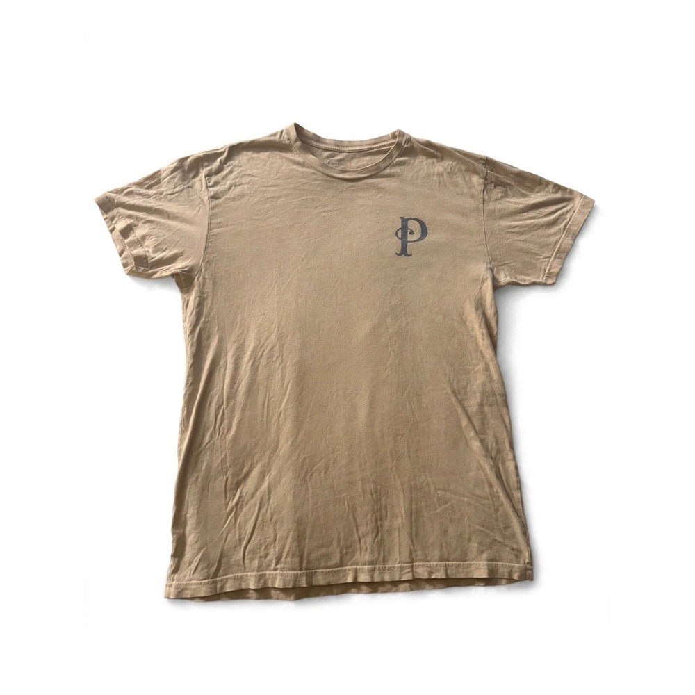 Pendleton T-Shirt Mens L Beige Southwest Aztec Graphic P Logo‎ Warranted Tee